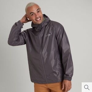 Kathmandu Men’s Pack & Go Hooded Windbreaker Full Zip Jacket 2XL
